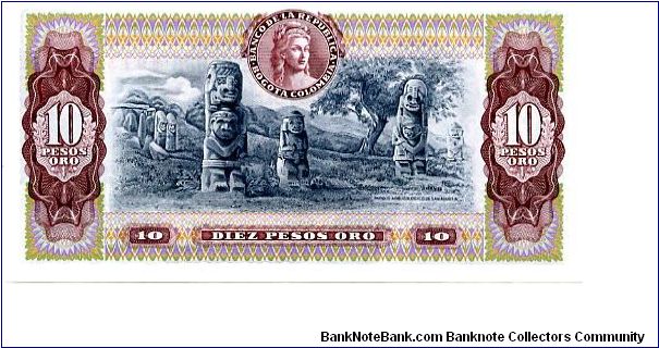 Banknote from Colombia year 1980