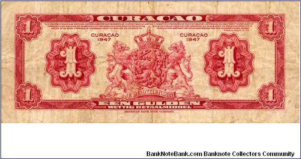 Banknote from Curacao year 1947