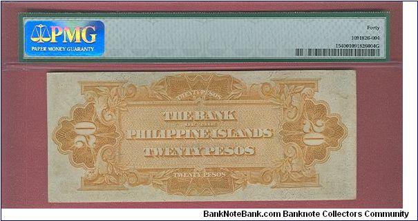 Banknote from Philippines year 1920