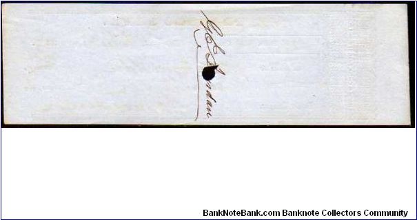Banknote from USA year 1853