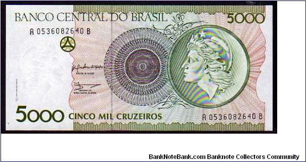 5000 Cruzeiros__
Pk 227 Banknote