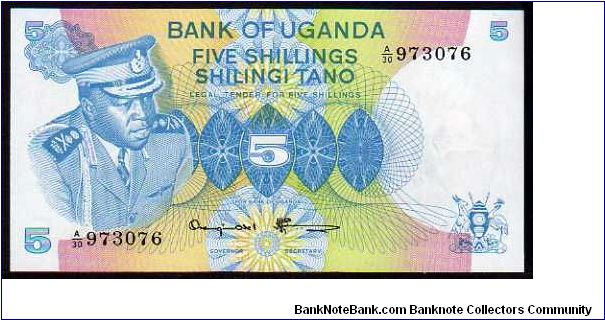 5 Shillings
Pk 5a Banknote