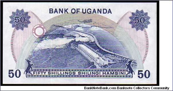 Banknote from Uganda year 1973