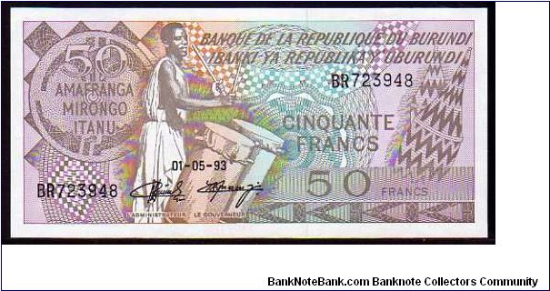 50 Francs__
Pk 28c__

01-05-1993
 Banknote