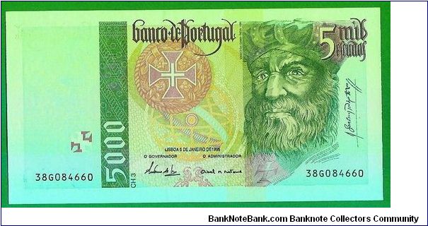 5000 escudos 1998
Navigators Set Banknote