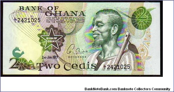 2 Cedis
Pk 14c Banknote