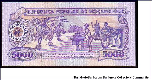 Banknote from Mozambique year 1989