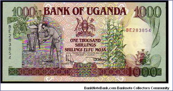 1000 Shillings
Pk 34b Banknote