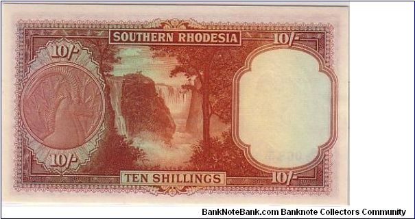 Banknote from Rhodesia year 1952