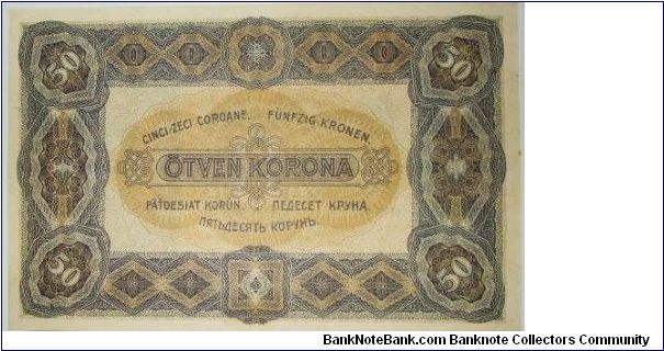 Banknote from Hungary year 1920