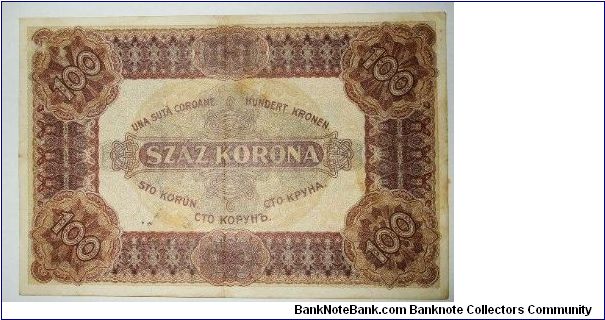 Banknote from Hungary year 1920