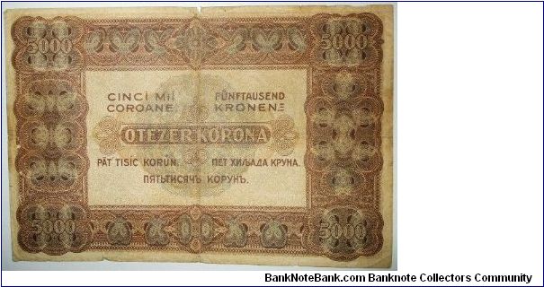 Banknote from Hungary year 1920