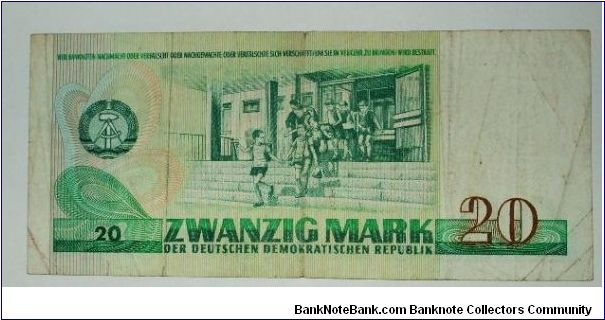 Banknote from Germany year 1975