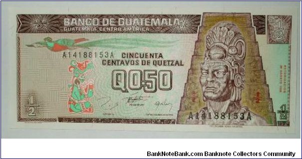 1/2 quetzal Banknote