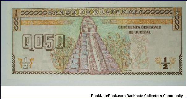 Banknote from Guatemala year 1996