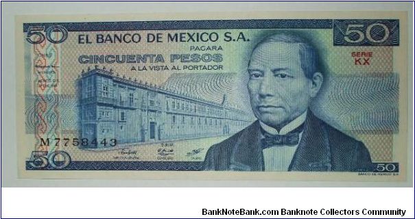 50 pesos 1981 Banknote