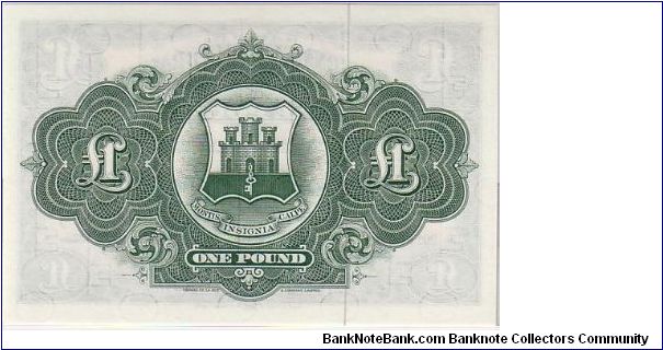 Banknote from Gibraltar year 1971