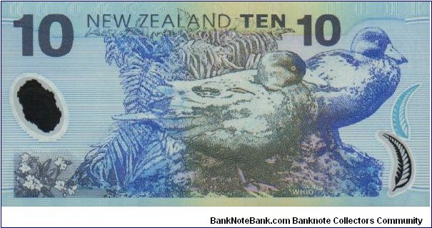 Banknote from New Zealand year 1999