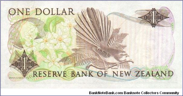 Banknote from New Zealand year 1989