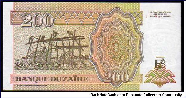Banknote from Congo year 1994