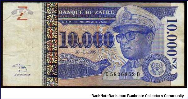 *ZAIRE*
_________________

10'000 Nouveaux Zaires
Pk 70
----------------- Banknote