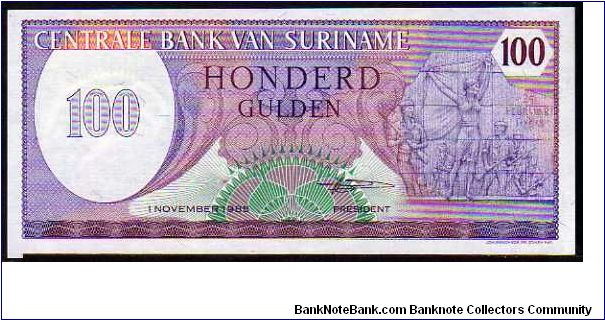100 Gulden
Pk 12b Banknote