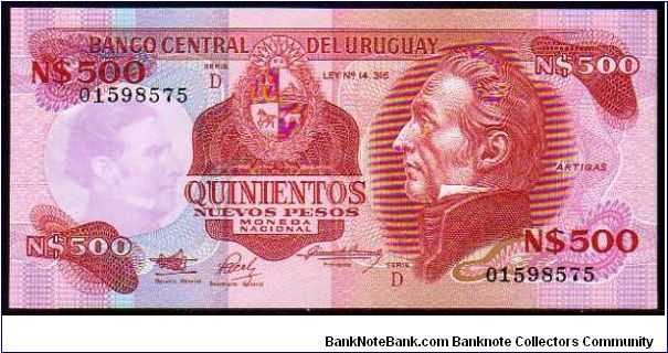 500 Nuevos Pesos
Pk 63 Banknote
