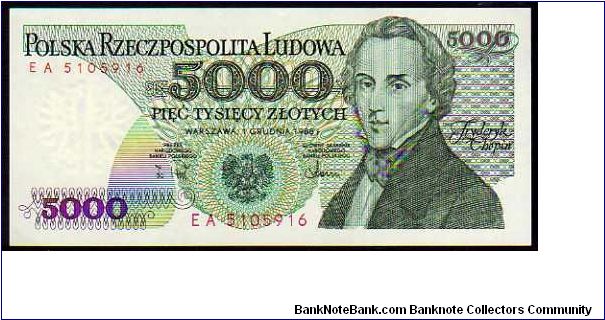 5000 Zlotych
Pk 150a Banknote