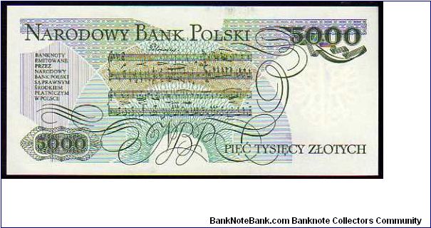 Banknote from Poland year 1988