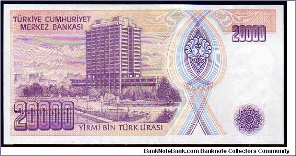 Banknote from Turkey year 1995