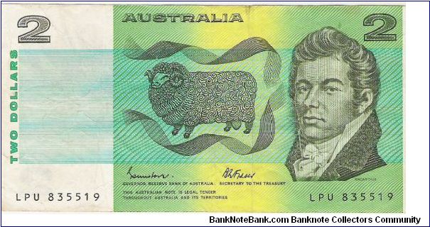 2 DOLLARS

LPU 835519 Banknote