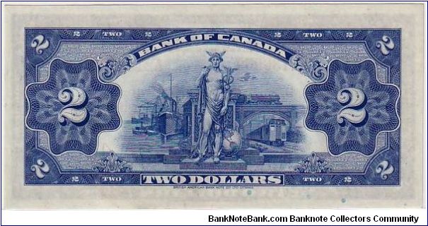 Banknote from Canada year 1935