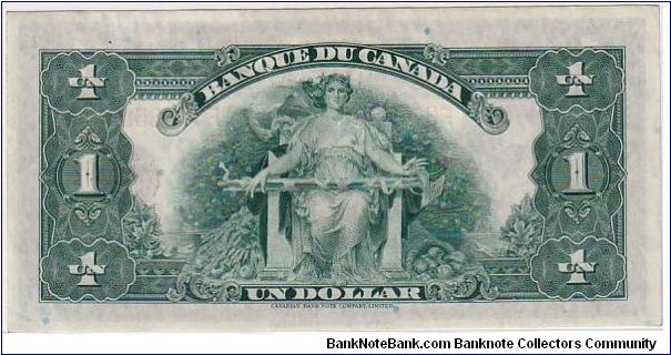 Banknote from Canada year 1935