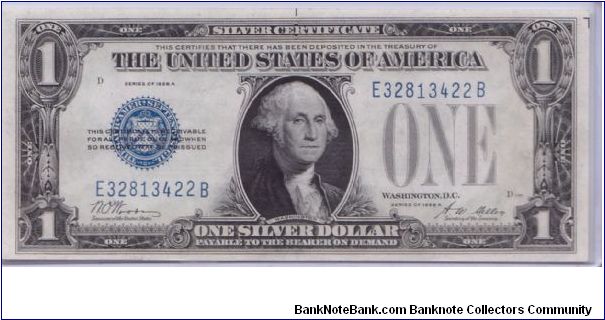 1928 A $1 SILVER CERTIFICATE (FUNNY BACK)

**SUPER CRISP** Banknote