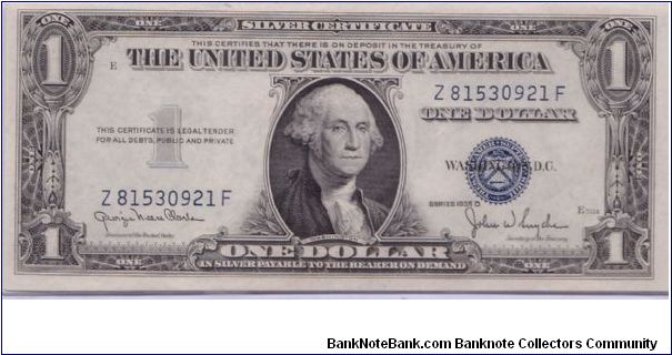 1935 D $1 SILVER CERTIFICATE Banknote