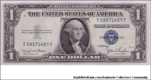 1935 D $1 SILVER CERTIFICATE Banknote