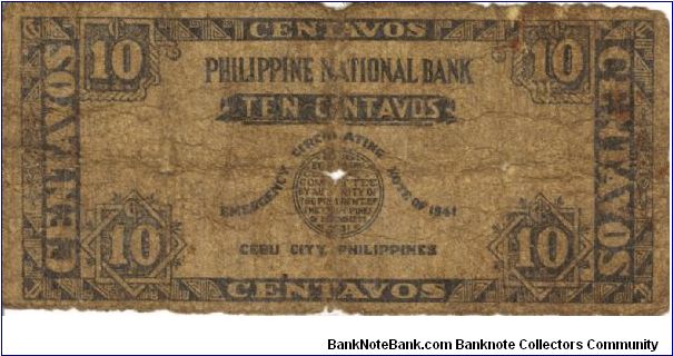 Banknote from Philippines year 1941