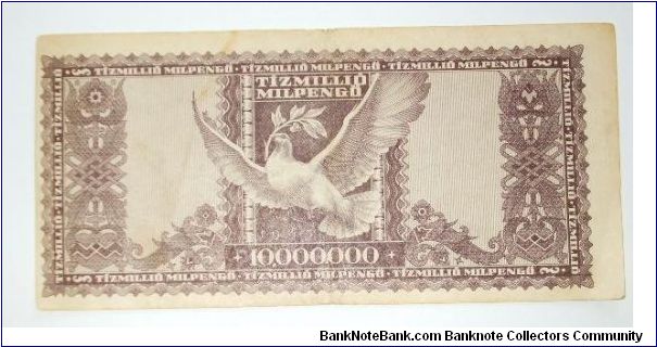 Banknote from Hungary year 1946