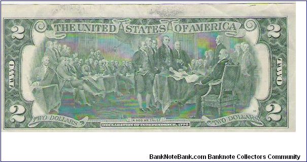 Banknote from USA year 1976