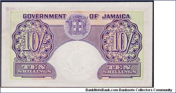 Banknote from Jamaica year 1950