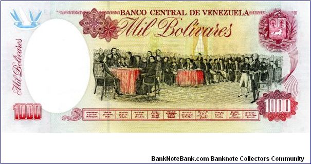 Banknote from Venezuela year 1998