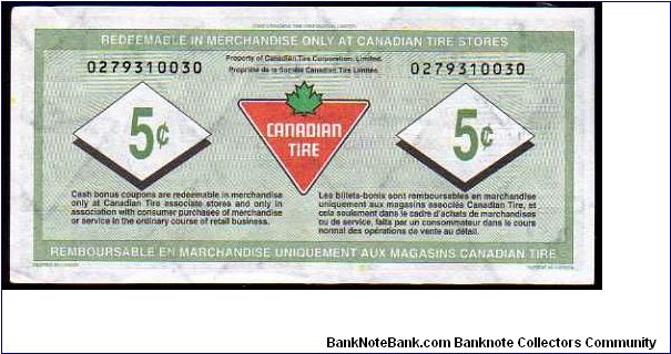 Banknote from Canada year 2007