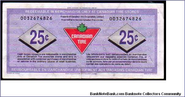 Banknote from Canada year 1992