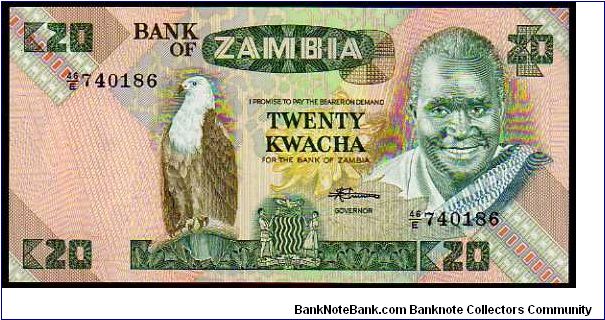 20 Kwacha
Pk 27d

1980-1988 Banknote
