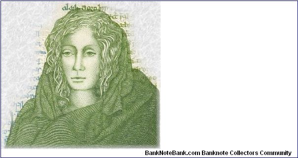 Ireland, £1 1984, with vignette of legendary Queen Mebh of Connaught. Banknote