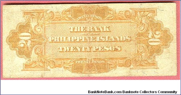 Banknote from Philippines year 1912