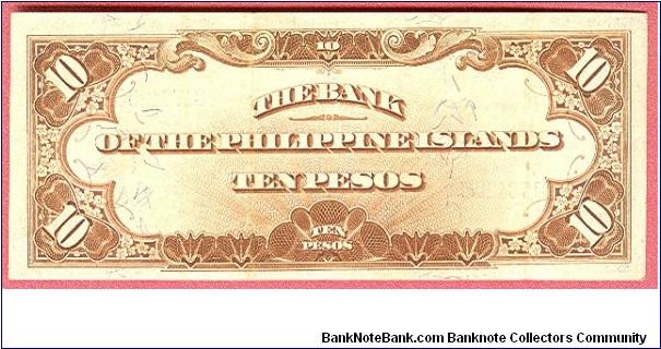 Banknote from Philippines year 1920