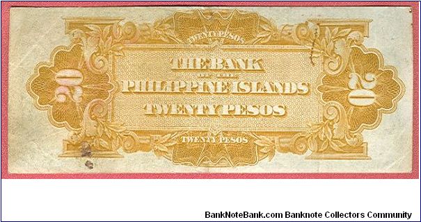 Banknote from Philippines year 1933