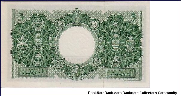 Banknote from Malaysia year 1953