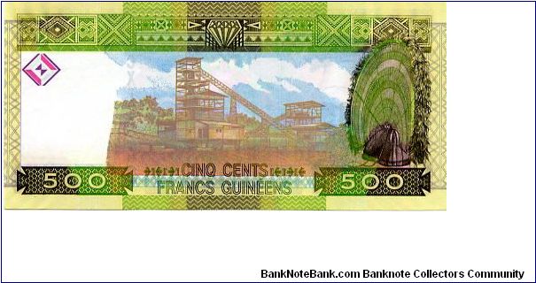 Banknote from Guinea year 2006